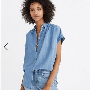 Madewell Central Shirt in Roberta Indigo